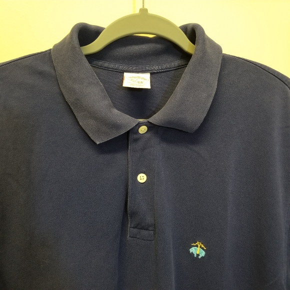 Brooks Brothers Blue Polo Shirt Golden Fleece L - Picture 16 of 16
